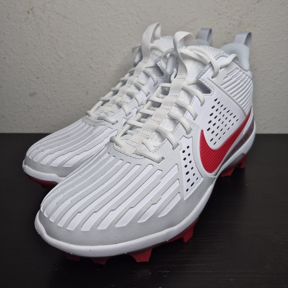 Nike Force Savage Pro 3 Ohio State PE Football Cleats FJ5748-102 Men's Size 11